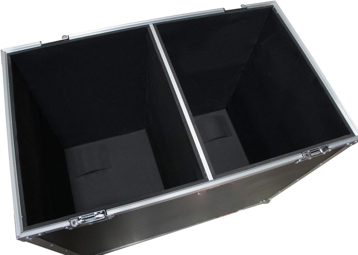 Rolling Road Case for 2 15 PA Speakers N439