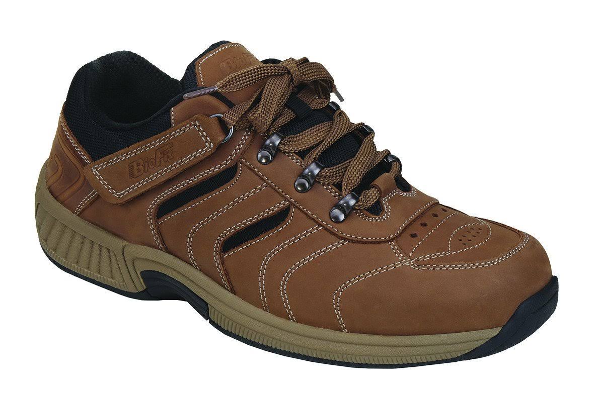 Brown Leather Adult Unisex Shoes V5347