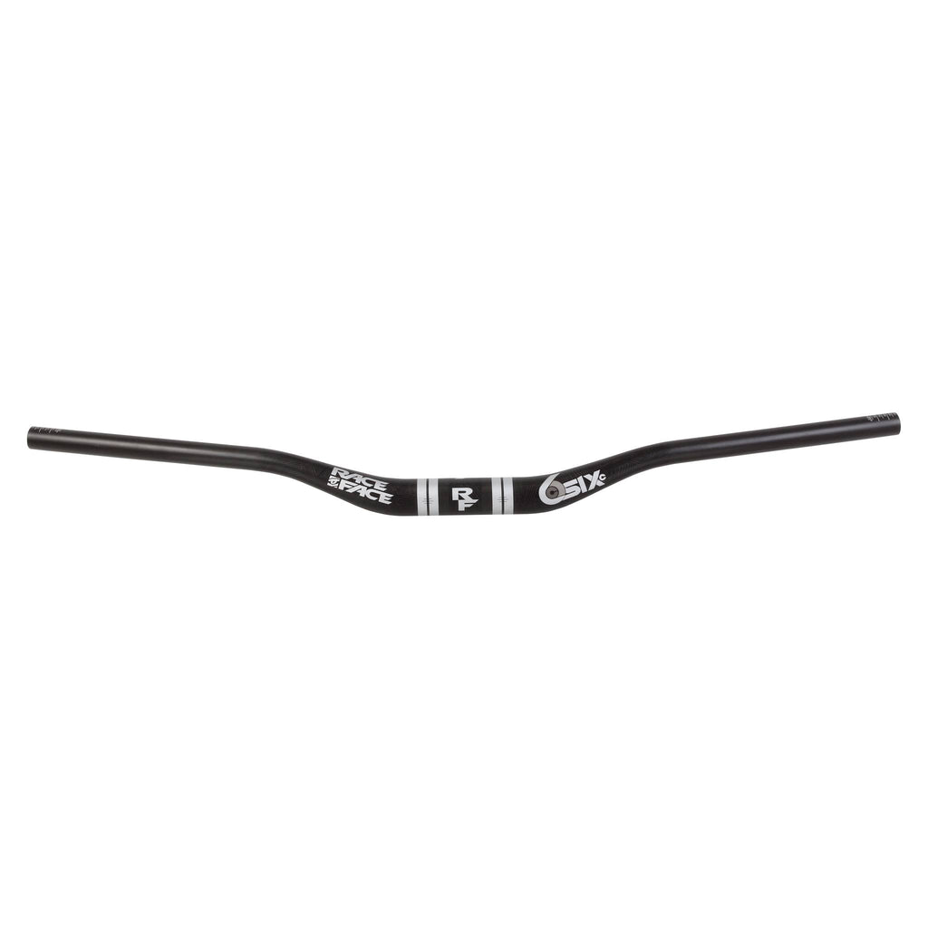 SixC Carbon Riser Handlebar 35 x 820mm 35mm Rise Silver F25918