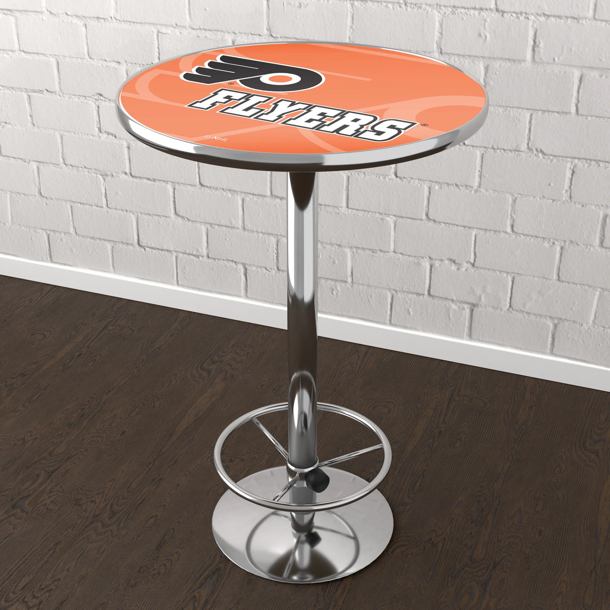 Watermark Bar Table with Adjustable Footrest and Acrylic Top I876923