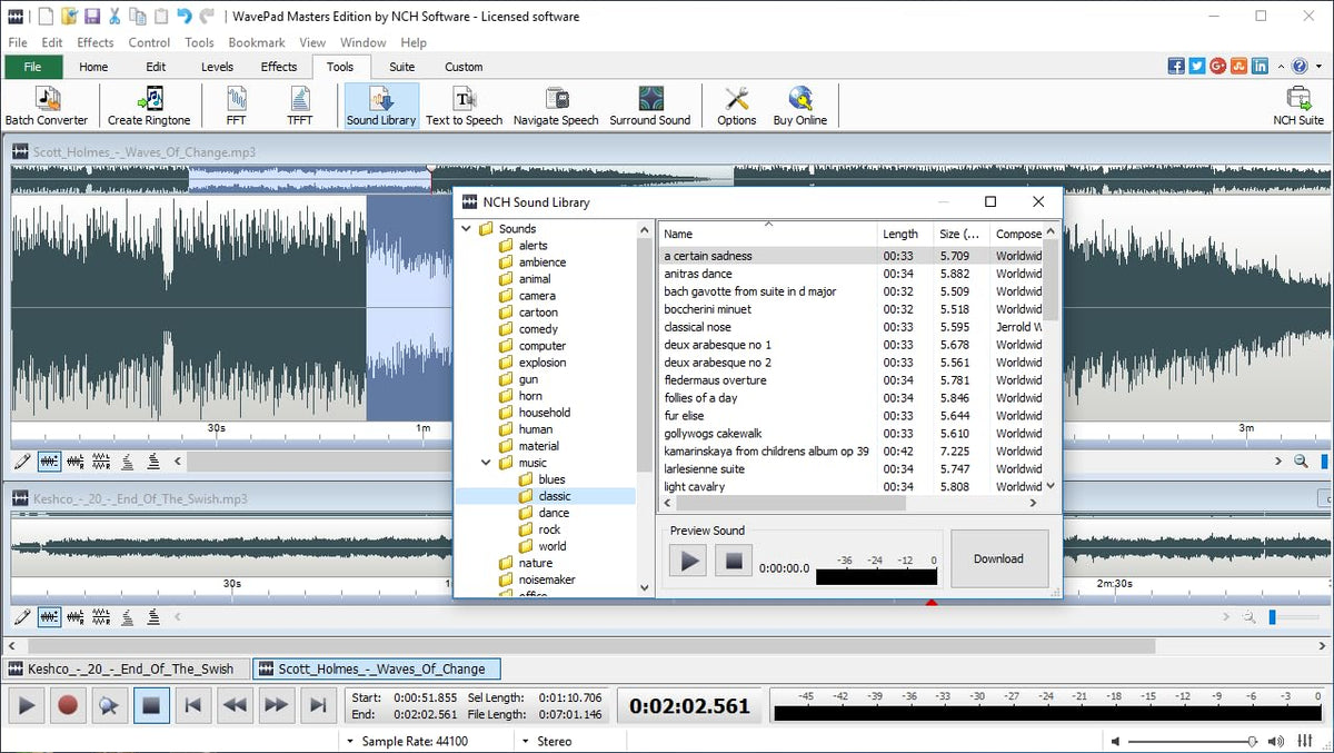 Audio Editing Software X93789