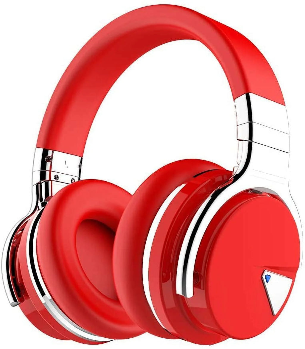 Active Noise Cancelling Bluetooth Headphones with Mic Deep Bass Wireless Over Ear Black F44024