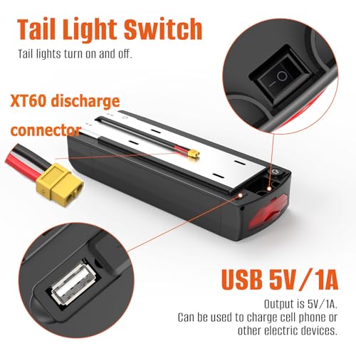 52V 72V 20AH 25AH 28.8AH Waterproof Lithium Battery with Rack E874658