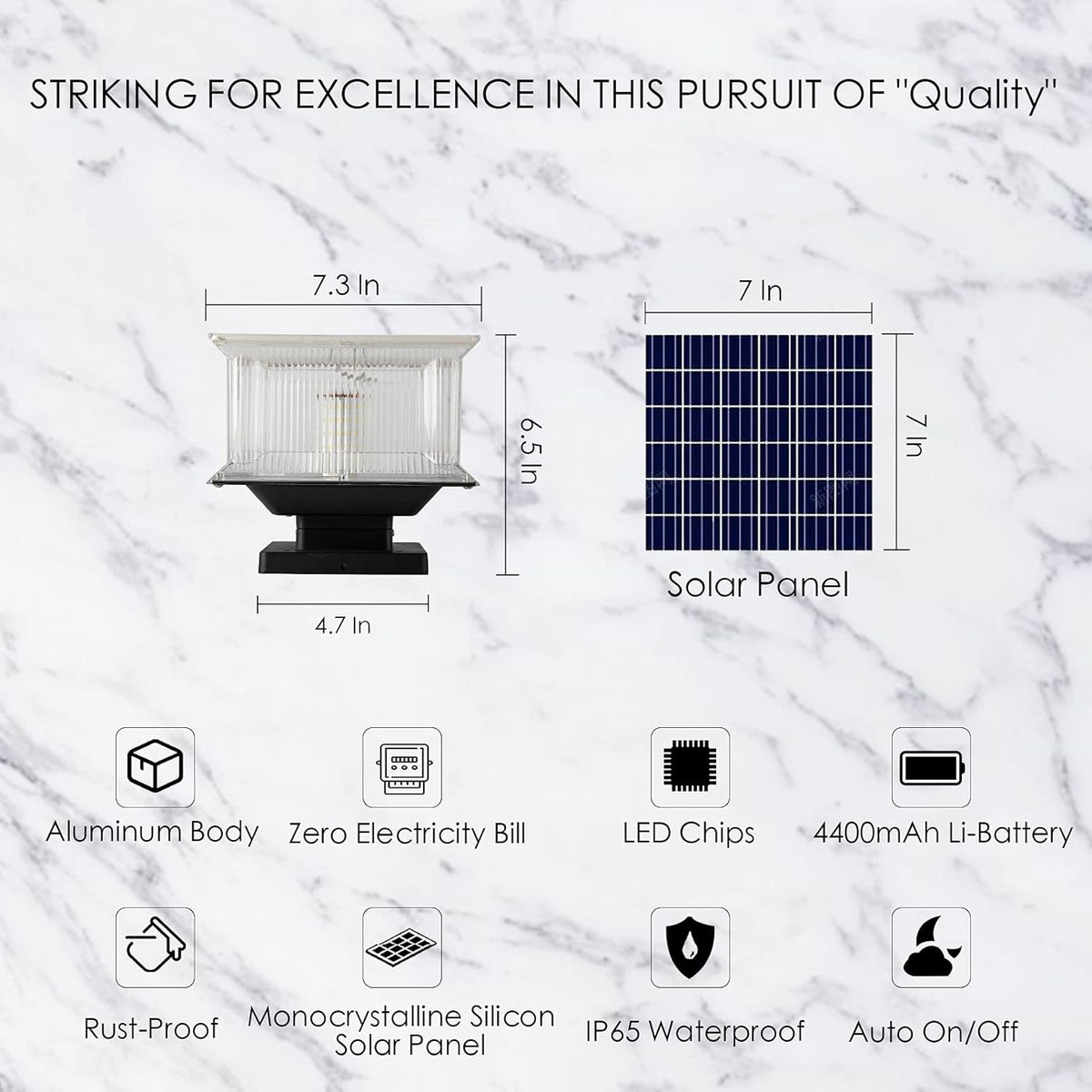 Solar Post Cap Lights 2 Pack N5598