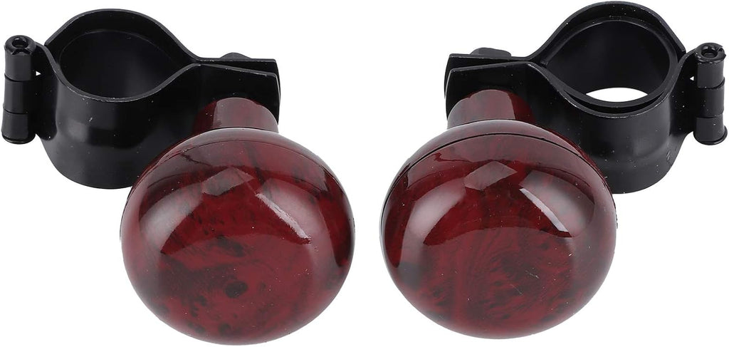 Mahogany Woodgrain Steering Wheel Spinner Knob F663
