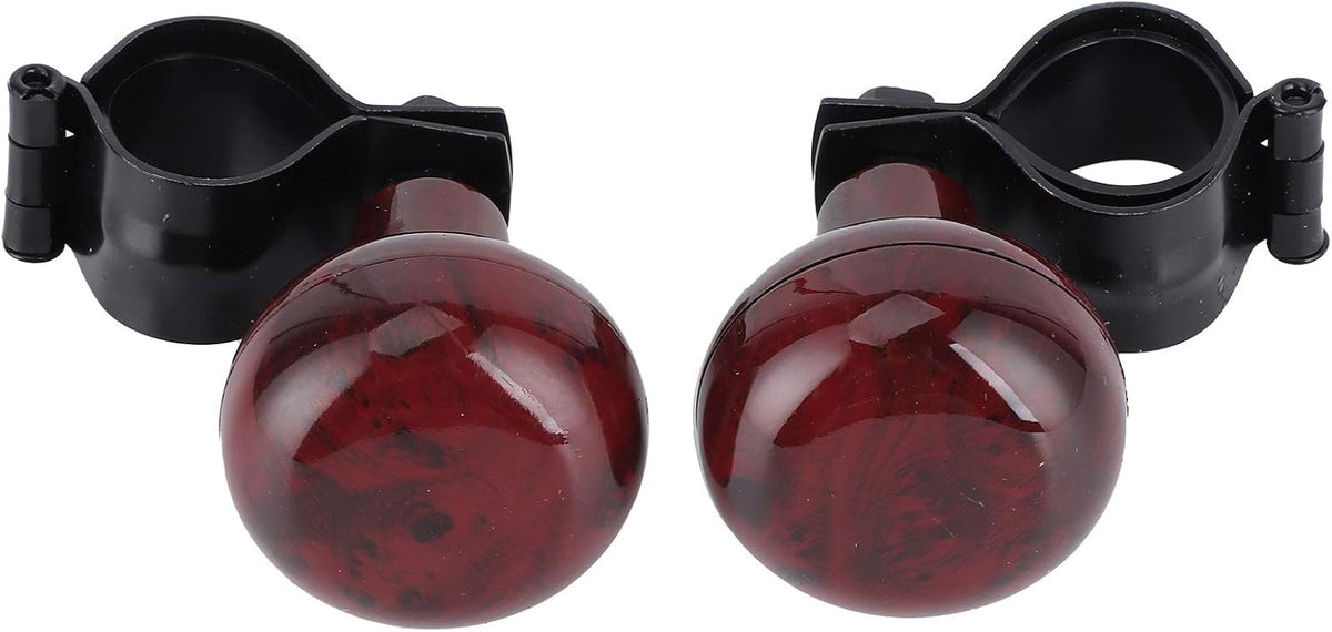Mahogany Woodgrain Steering Wheel Spinner Knob F663