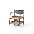 Sand Black 2-Shelf Bookcase X688