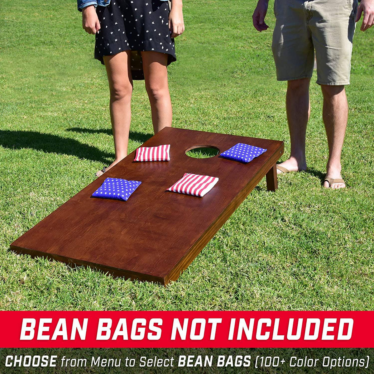 Wooden Cornhole Board with Carrying Case Z19066