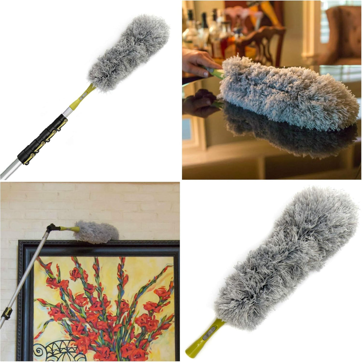 Microfiber Feather Duster with Telescopic Pole W4853