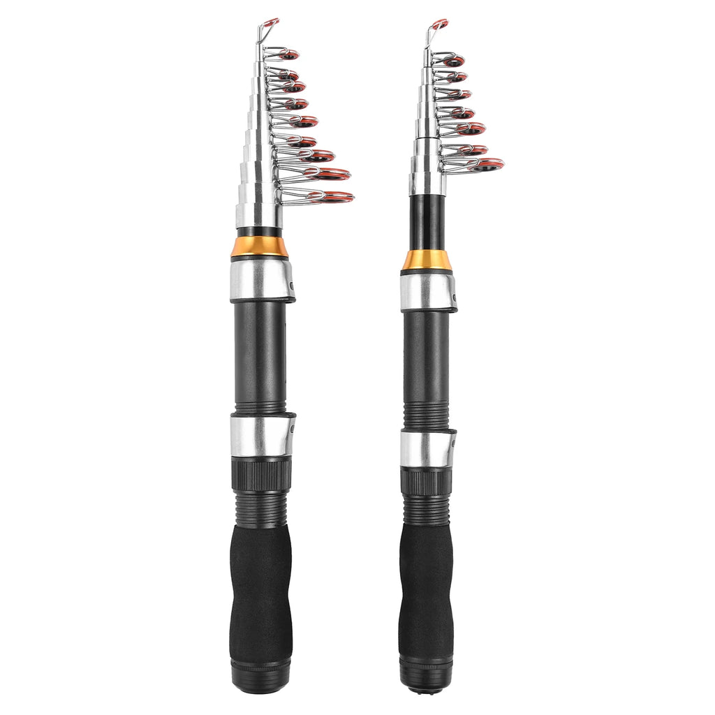 Spinning Rod Kit 2.1m Combo Set with Soft Lures and Rod Reel O978