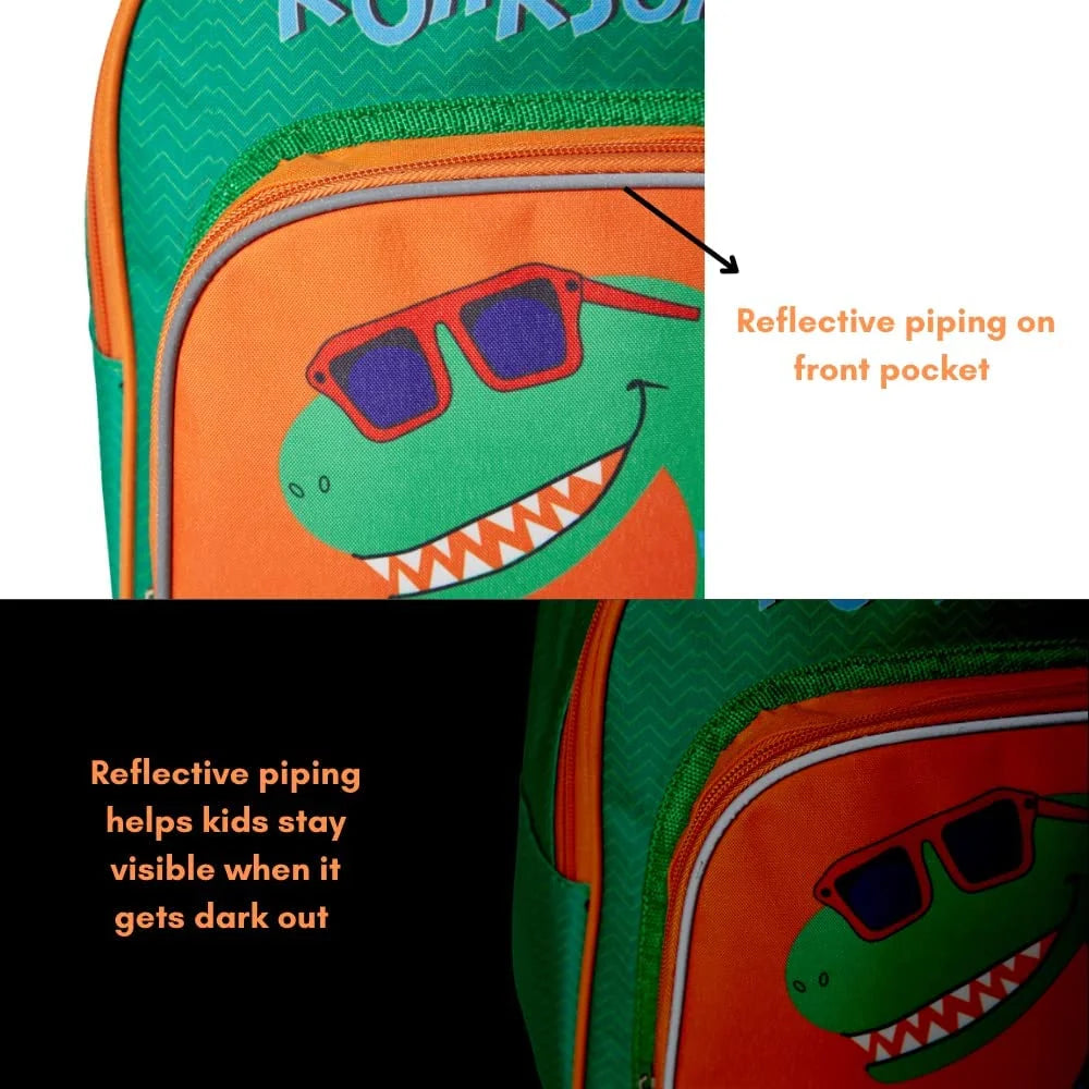 Dinosaur Toddler Mini Backpack with Water Bottle 2 Piece Set B98757