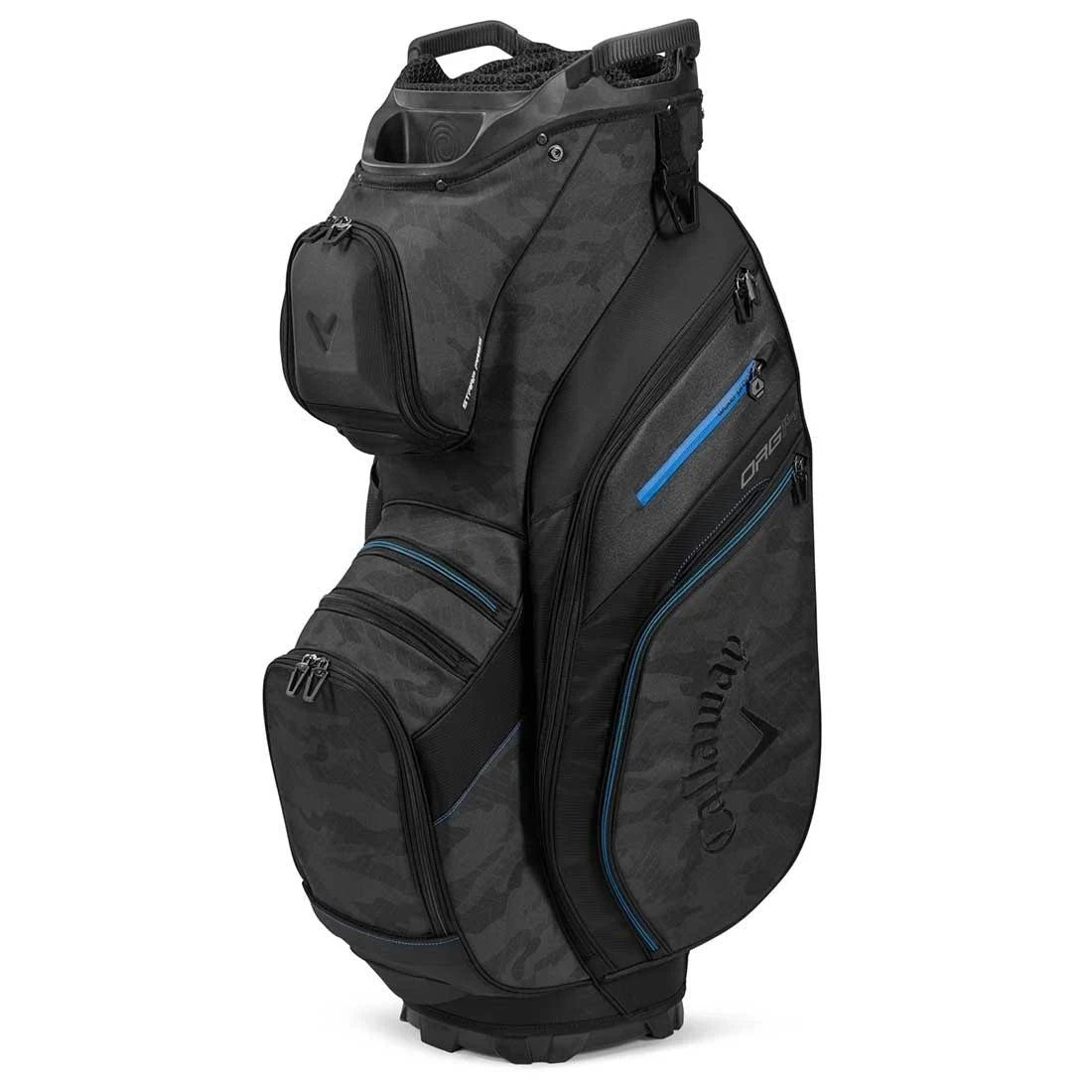 14 Cart Bag White Charcoal Black Red X532