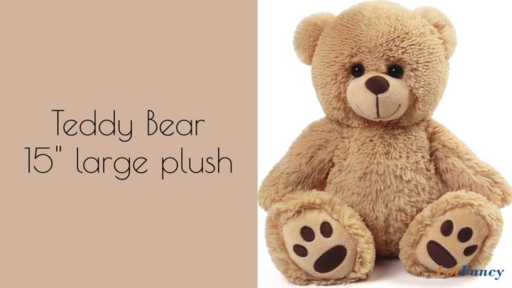 Brown Plush Teddy Bear Stuffed Animal 17" D217