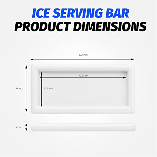 Large Inflatable Ice Serving Bar with Drain Plug D488069