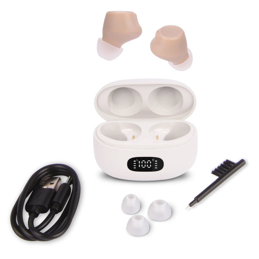 Beige In-Ear Hearing Aids E1252