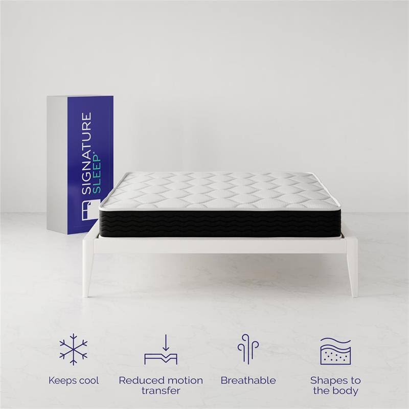 Full Encased Coil and Memory Foam Hybrid Mattress L17841