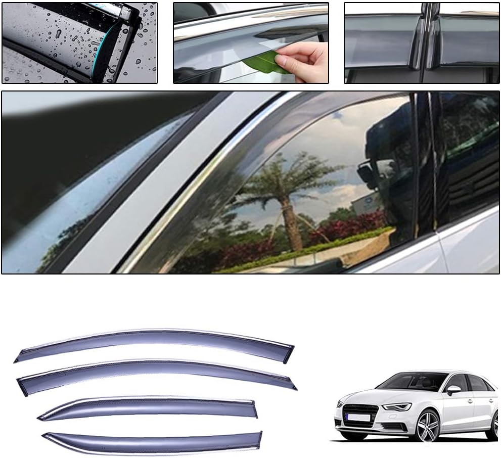 Smoke Side Window Deflectors for Audi Q7 H967340