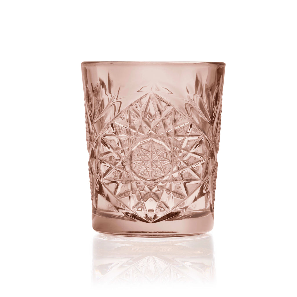 Rose 12-ounce Set of 4 Old Fashioned Glasses D233