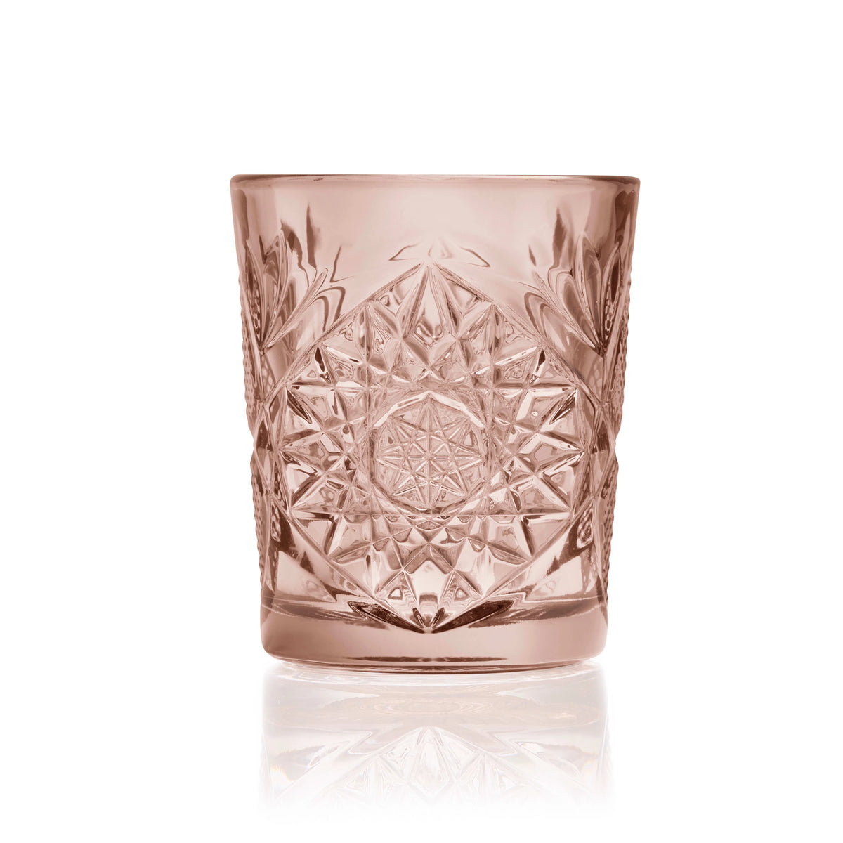 Rose 12-ounce Set of 4 Old Fashioned Glasses D233