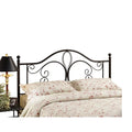 Antique Brown King Metal Headboard T440