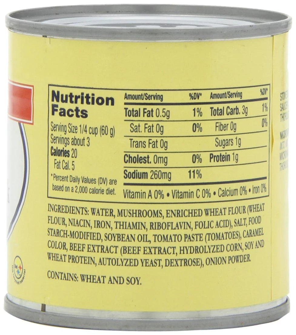 Fresh Mushroom Steak Sauce, 6-Ounce (Pack of 12) P4609