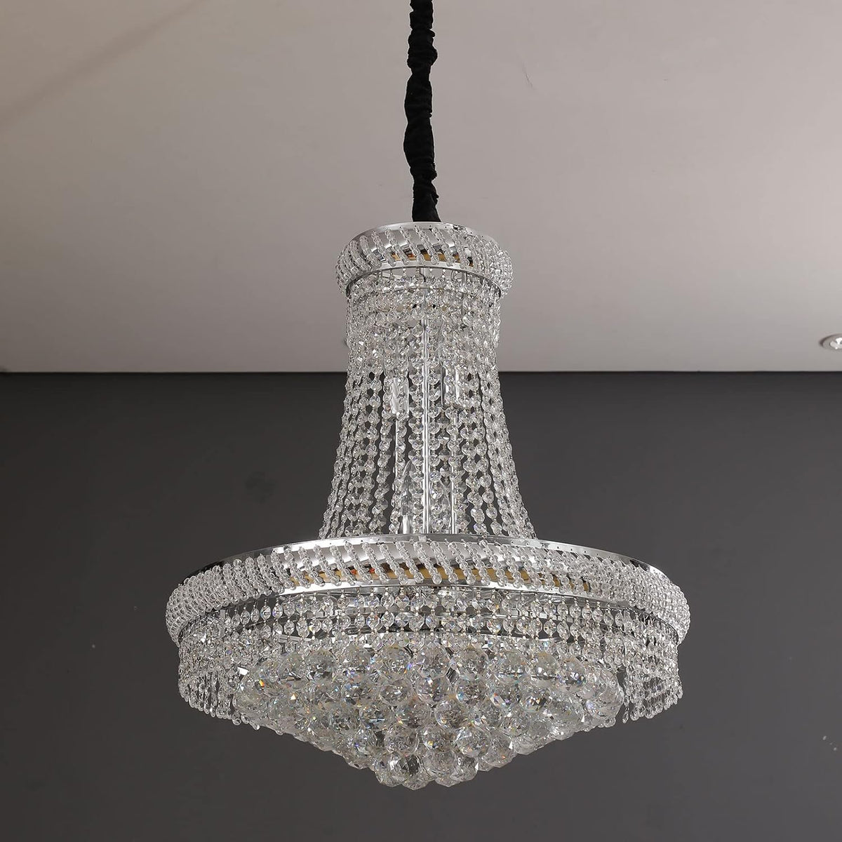 Gold 14 Lights Crystal Chandelier B2218