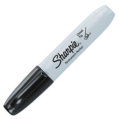 Black Chisel Tip Permanent Markers 2 Count V15605