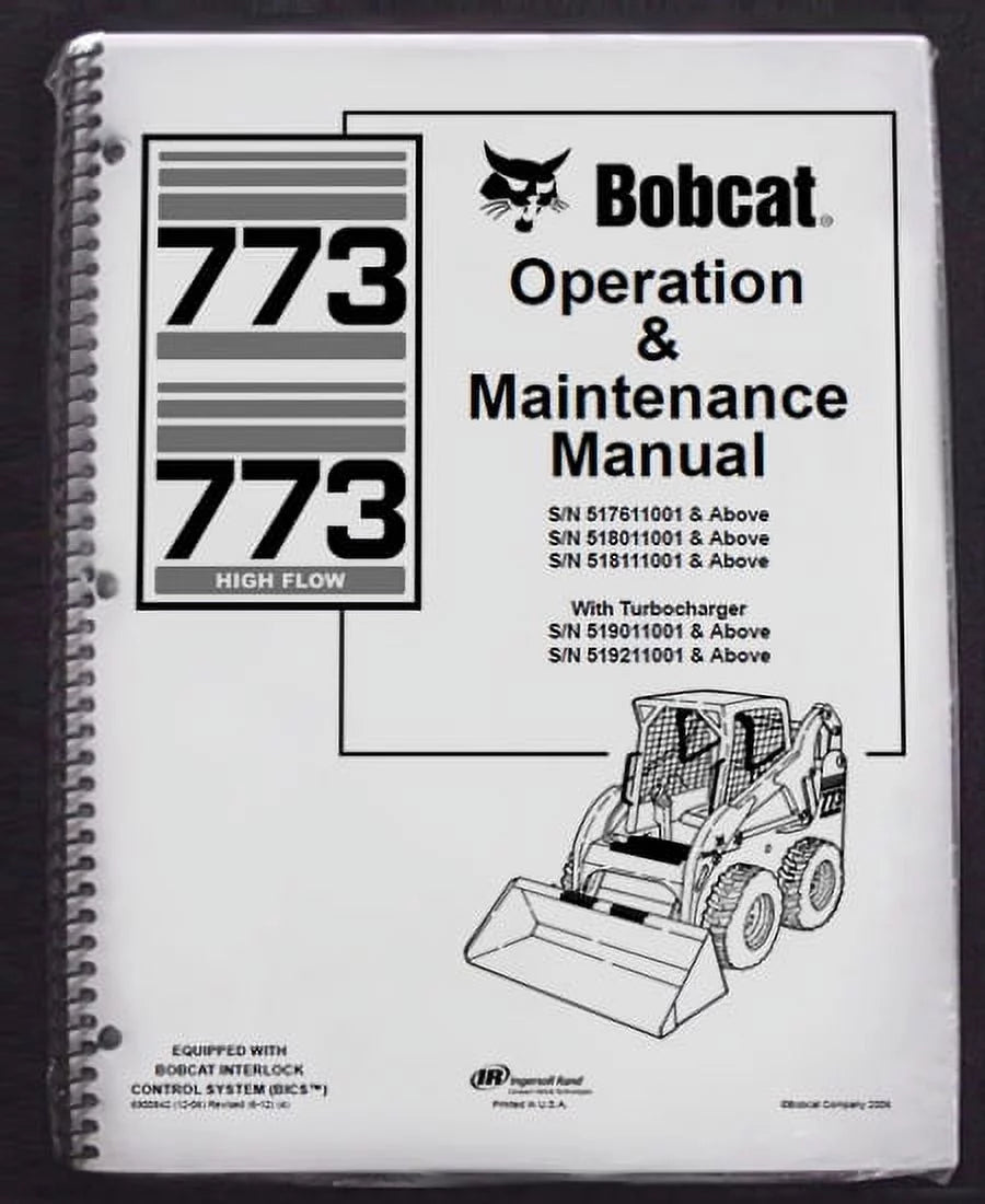 Skid Steer Operation & Maintenance Manual V4047