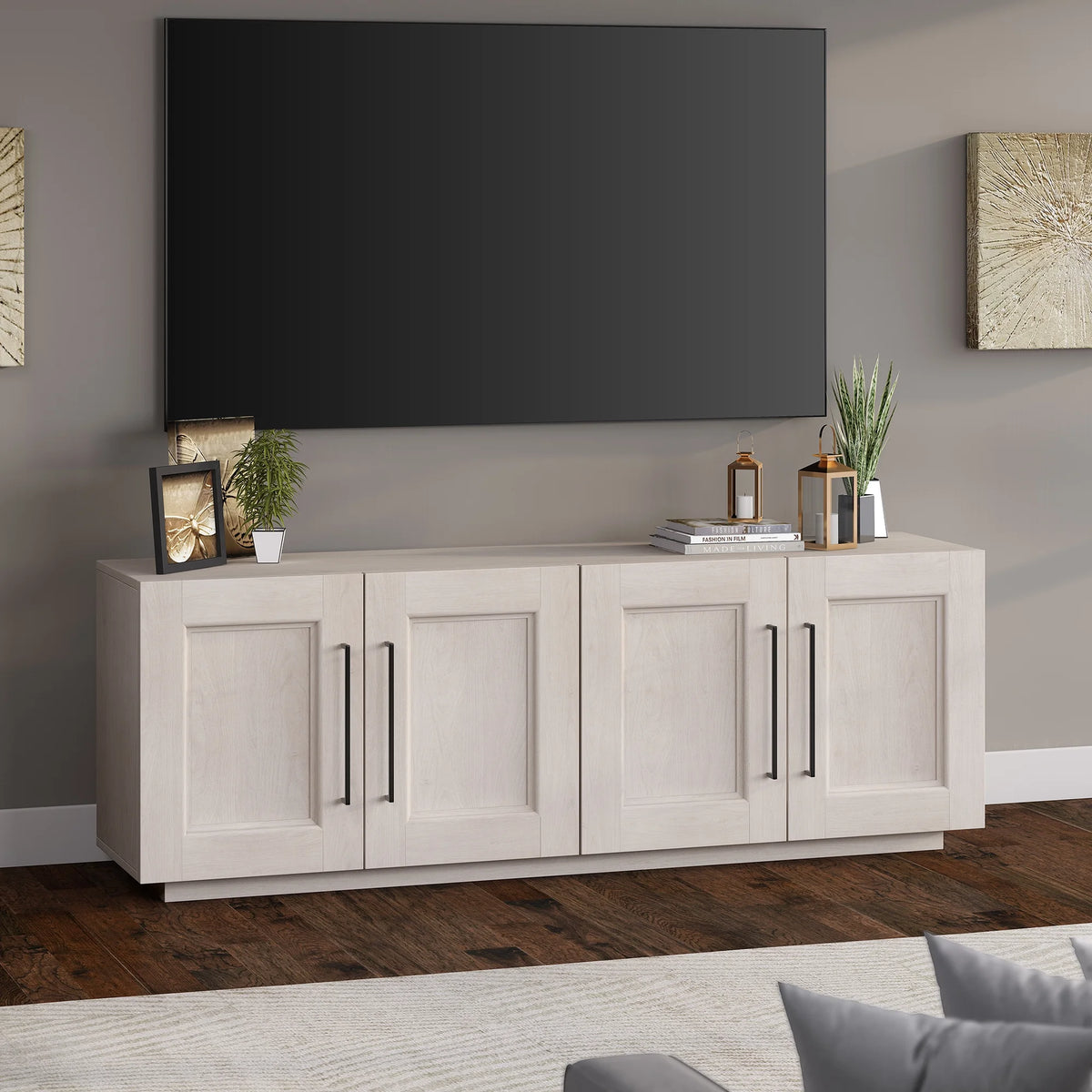 White TV Stand N56497