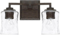 3-Light Iced Glass Bath Vanity Wall Mount F4991