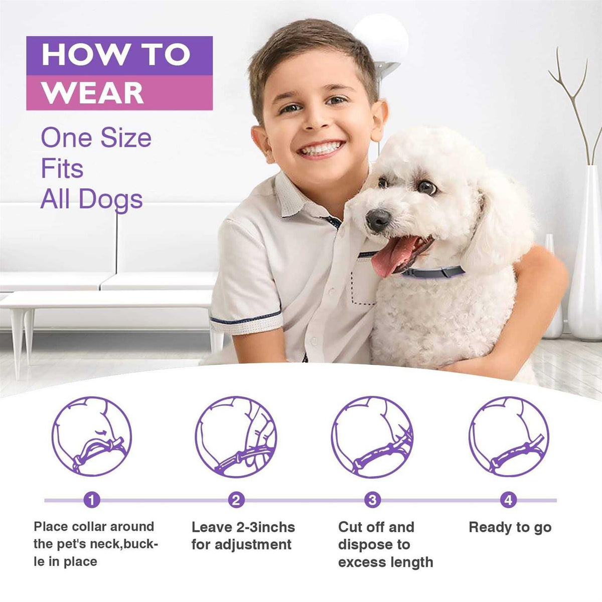 Adjustable Calming Pheromones Collar 3 Packs U184628