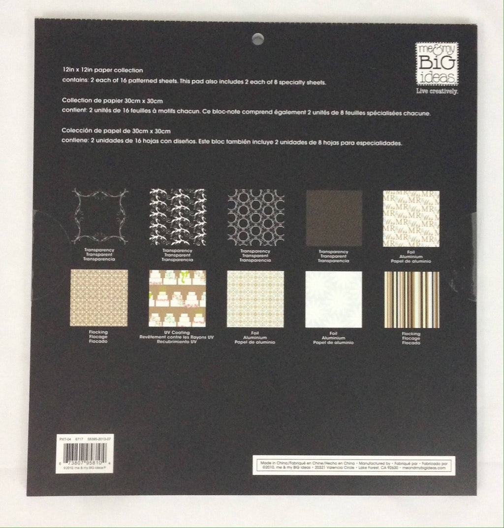 Wedding Specialty Cardstock Pad Q446918