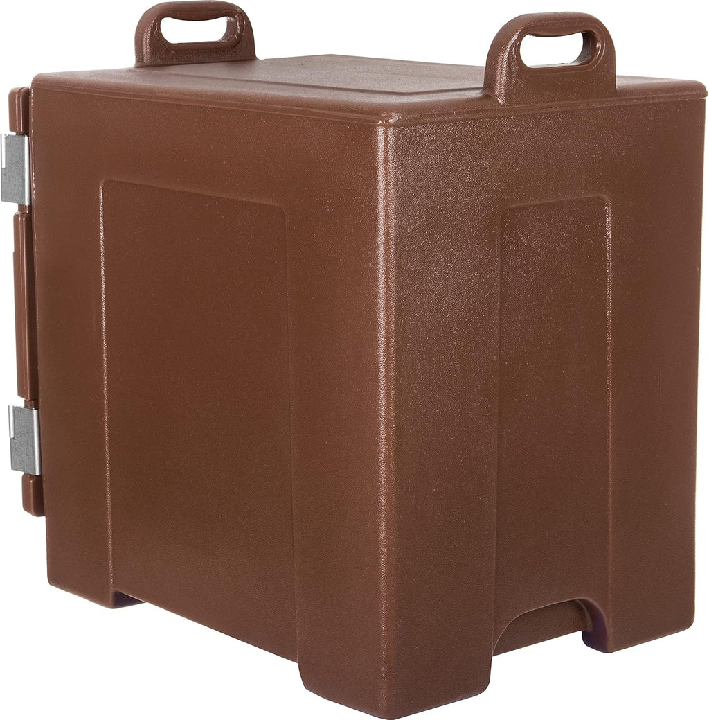 Insulated Food Pan Carrier, End Loader, Brown Q3783