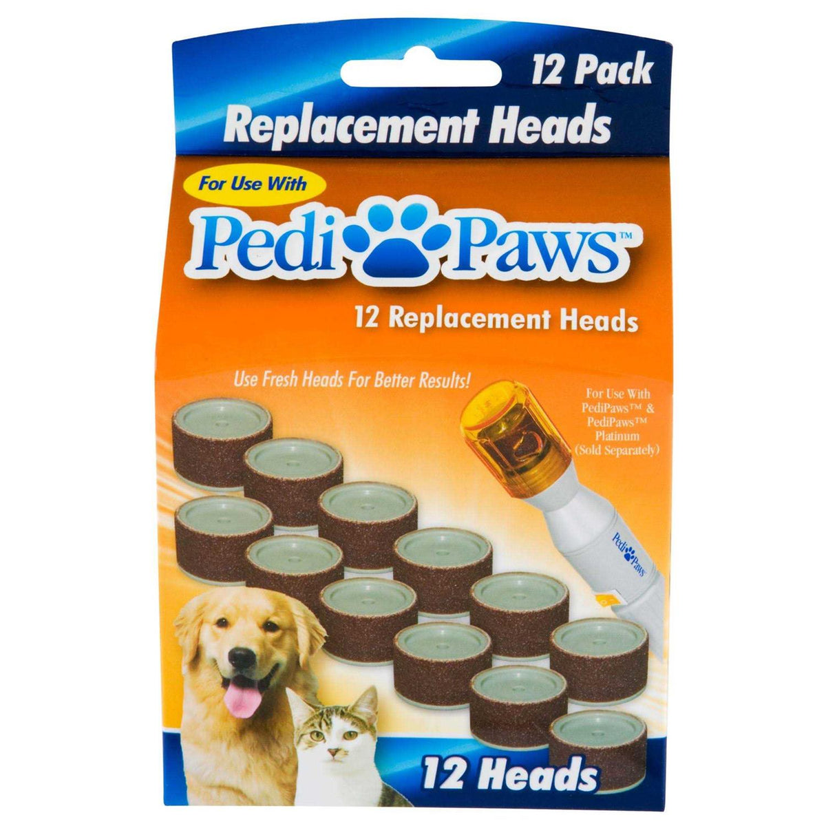 Pedipaws Replacement Filing Heads F826297