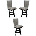 26" Swivel Wood Counter Stool Set of 3 L52654