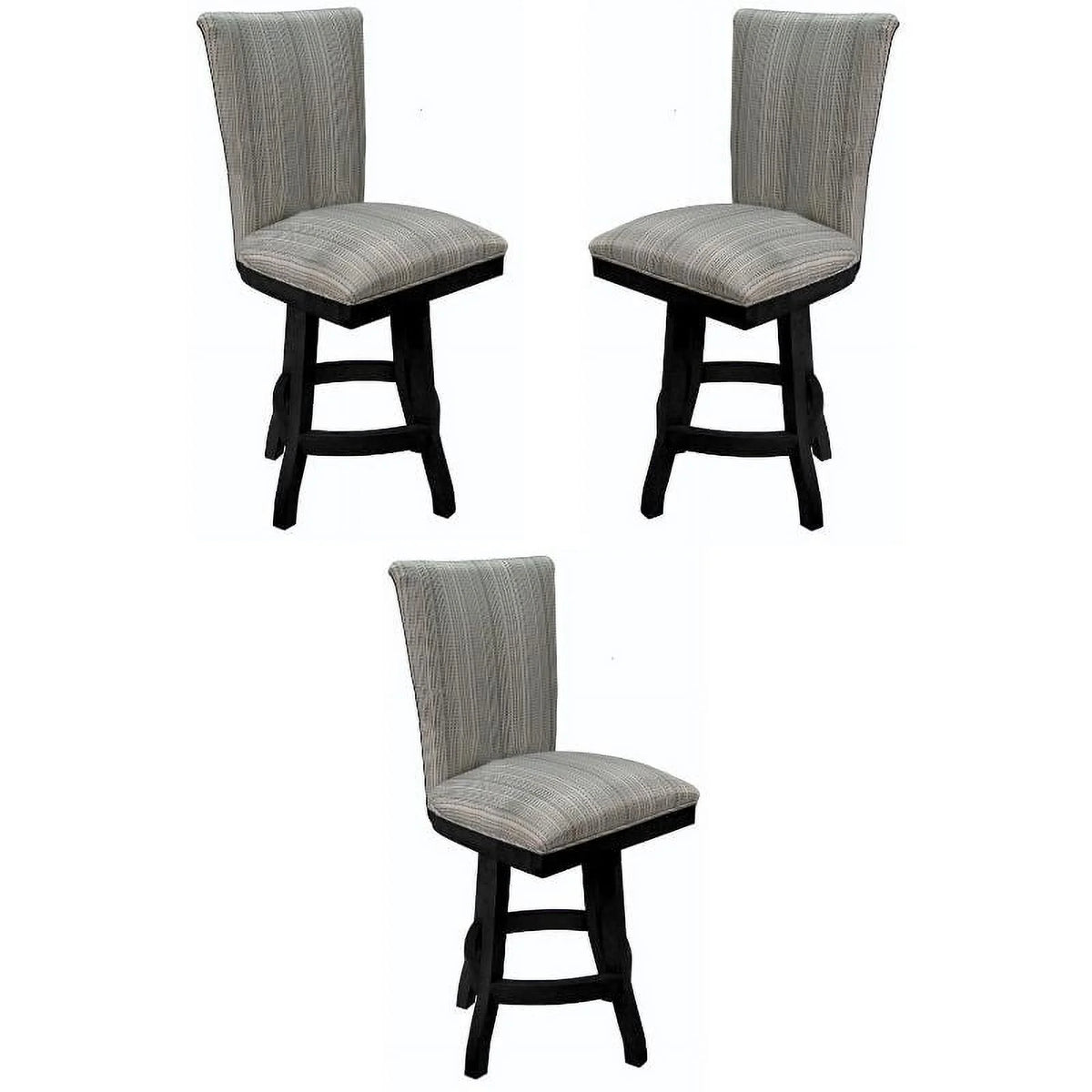 26" Swivel Wood Counter Stool Set of 3 L52654