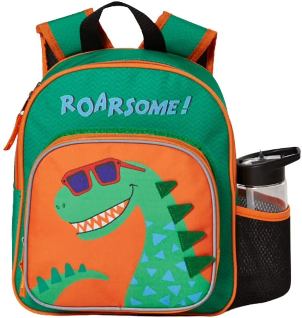 Dinosaur Toddler Mini Backpack with Water Bottle 2 Piece Set B98757