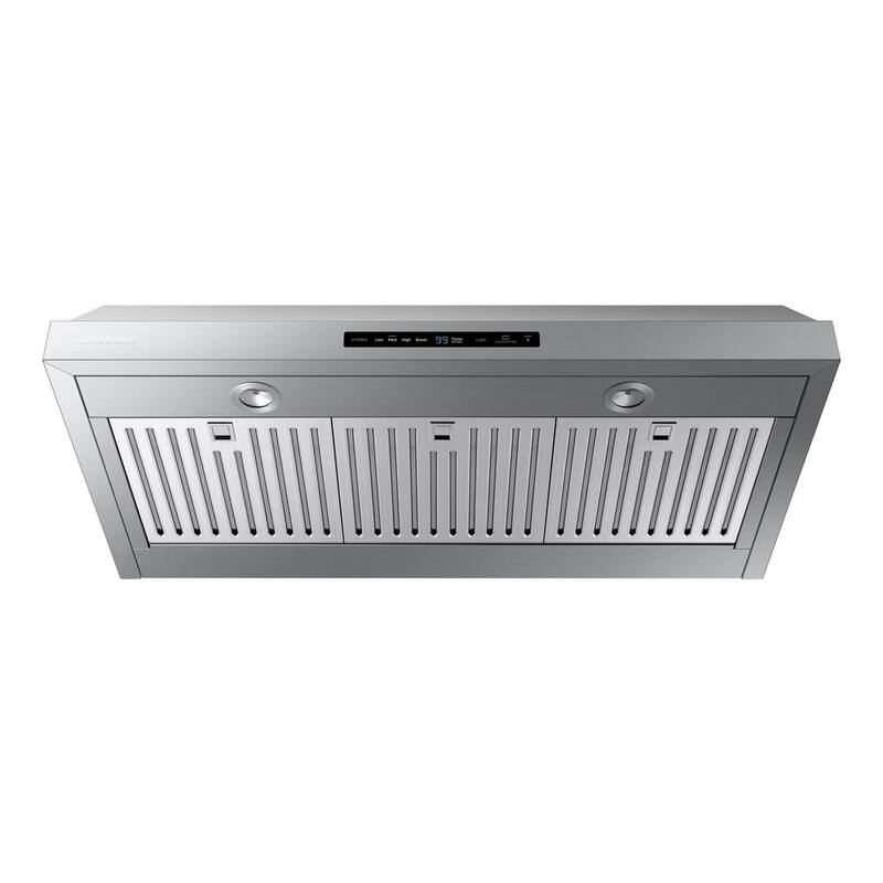 36 in. 390 CFM Convertible Under Cabinet Range Hood in Stainless Steel J5285