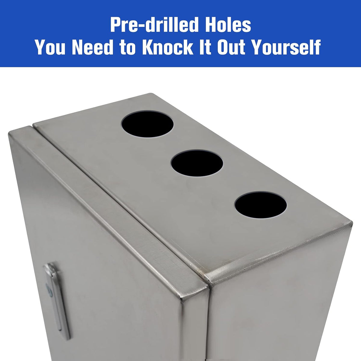 304 Stainless Steel IP65 Waterproof Junction Box with Lock X889105
