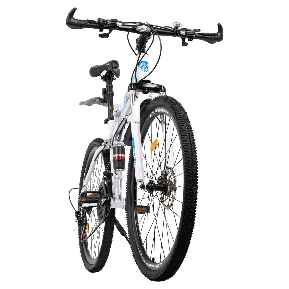 26 Mountain Folding Bike 21-Speed Dual-Disc Brake High-Carbon Steel Bicycle M535
