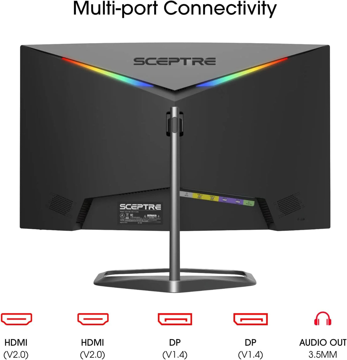 Curved 24.5-inch Gaming Monitor 240Hz 1080p 1ms DisplayPort HDMI Blue Light Shift Built-in Speakers Machine Black N8421