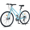 8 Speed Flat Bar Dual Disc Brake Road Bike O403274