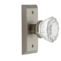 Satin Nickel Single Dummy Door Knob with Studio Plate S242