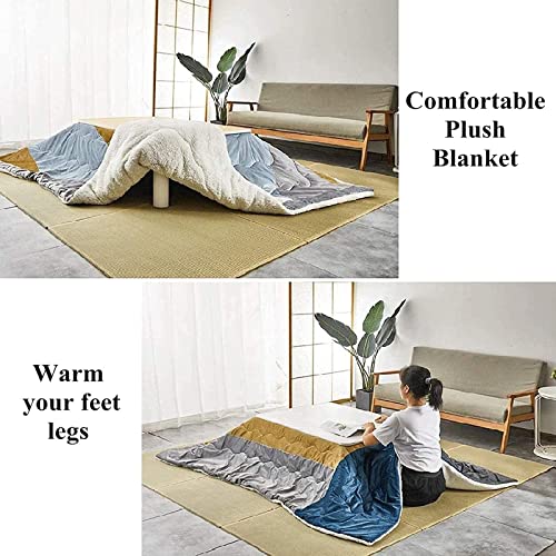 Grey 105 * 75 * 38cm Kotatsu Heater Table Set B297160