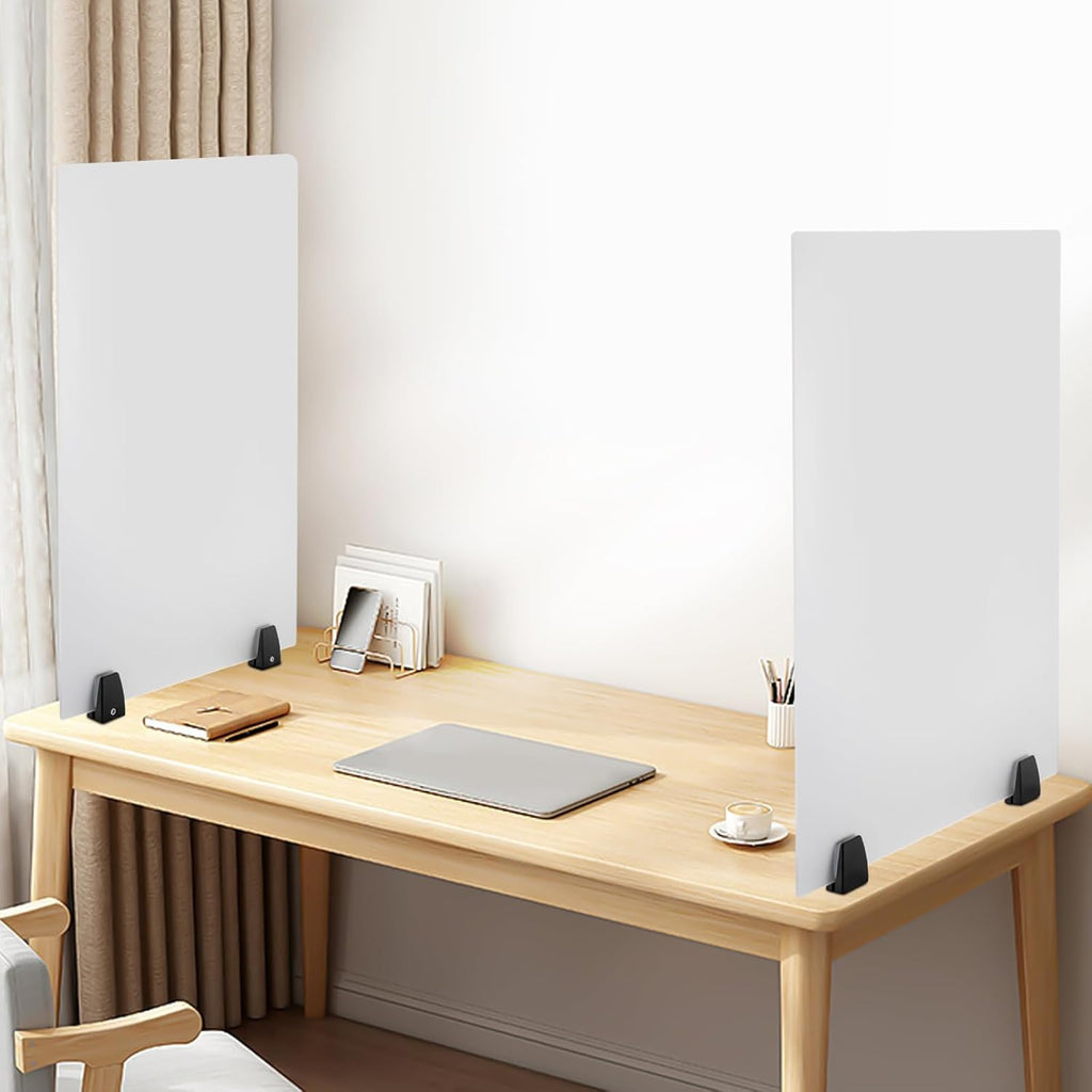 2 Pack Acrylic Desk Privacy Panel W617849