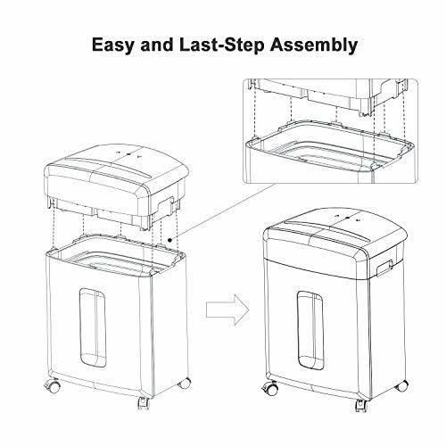 15-Sheet Cross-Cut Paper Shredder Black Q3919