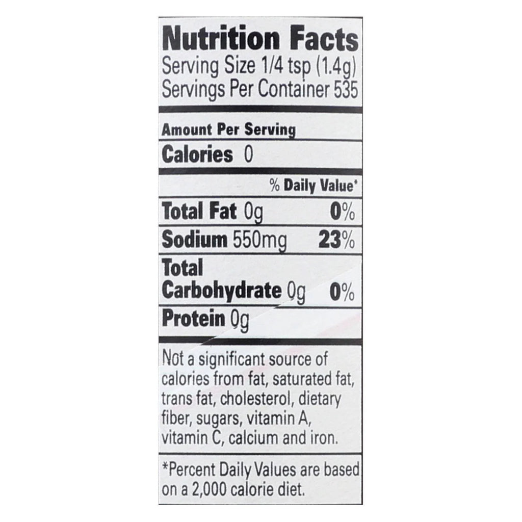 Sea Salt Coarse 26.5 oz Case of 12 Y619446