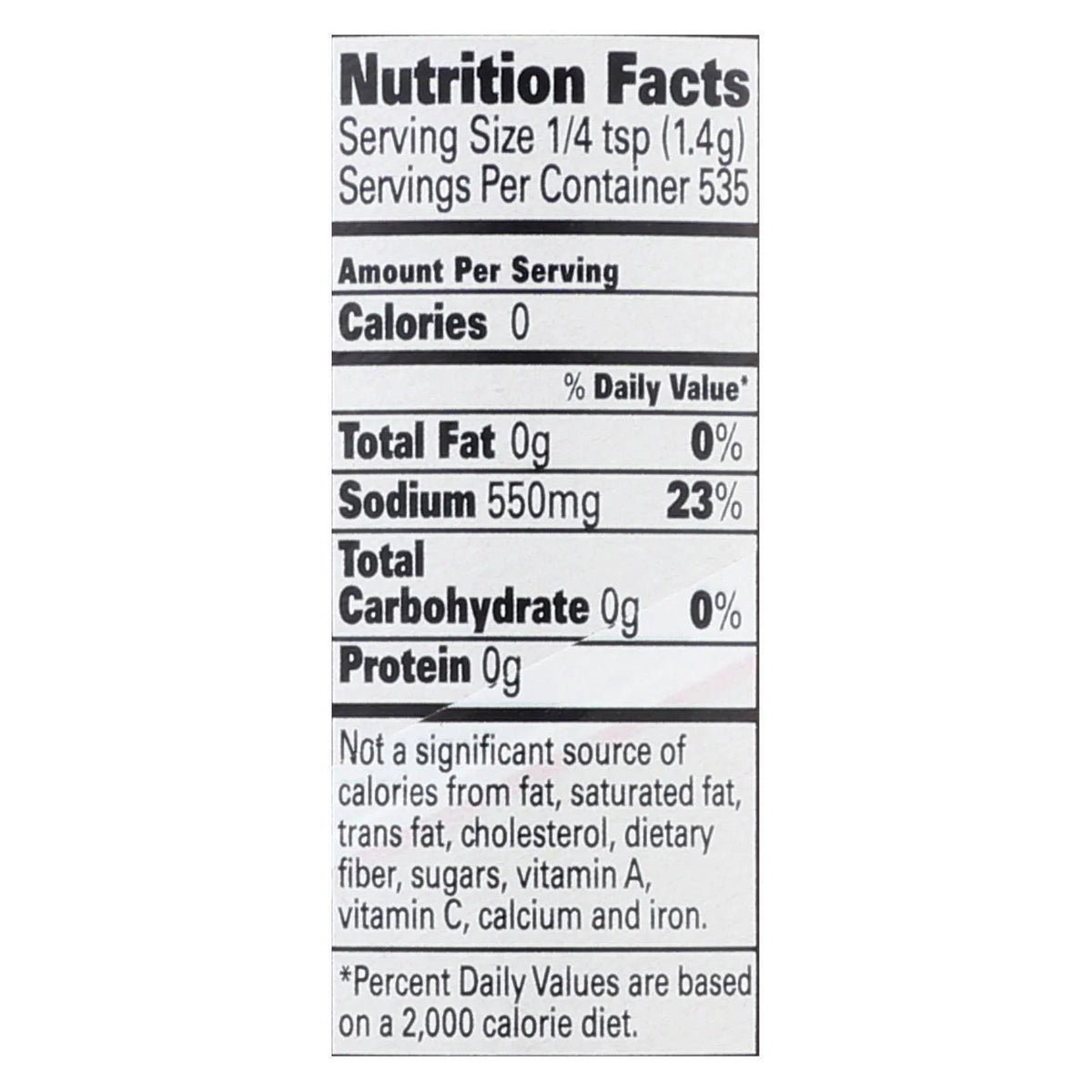 Sea Salt Coarse 26.5 oz Case of 12 Y619446