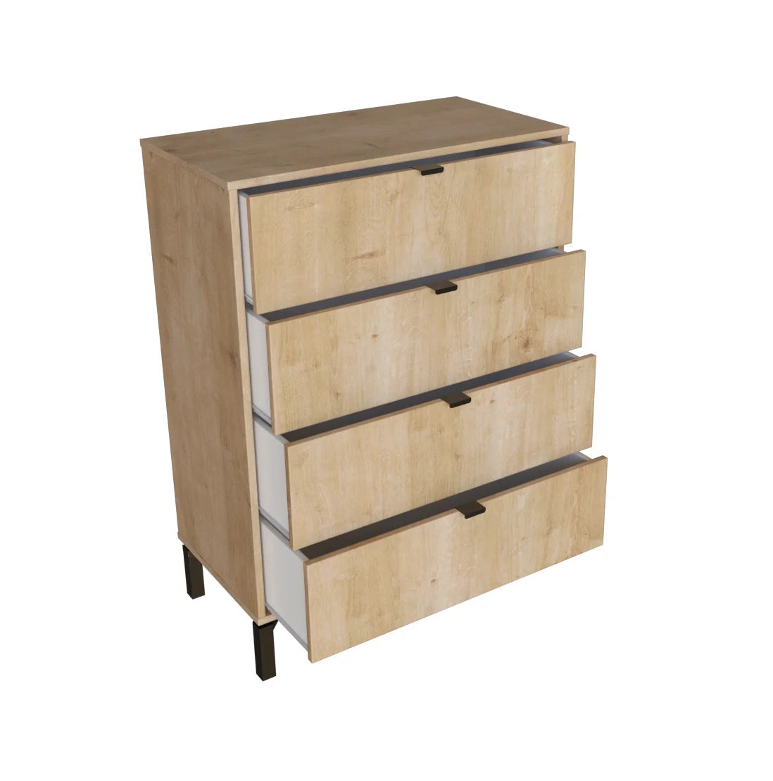 Minimalist 4-Drawer Dresser J895