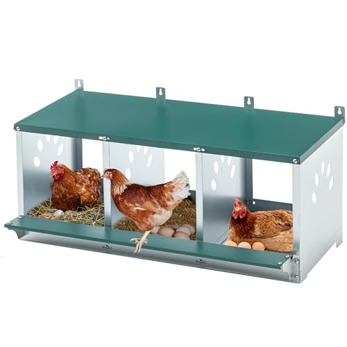 3-Tier Large Wooden Chicken Coop with Run and Nesting Boxes U6911